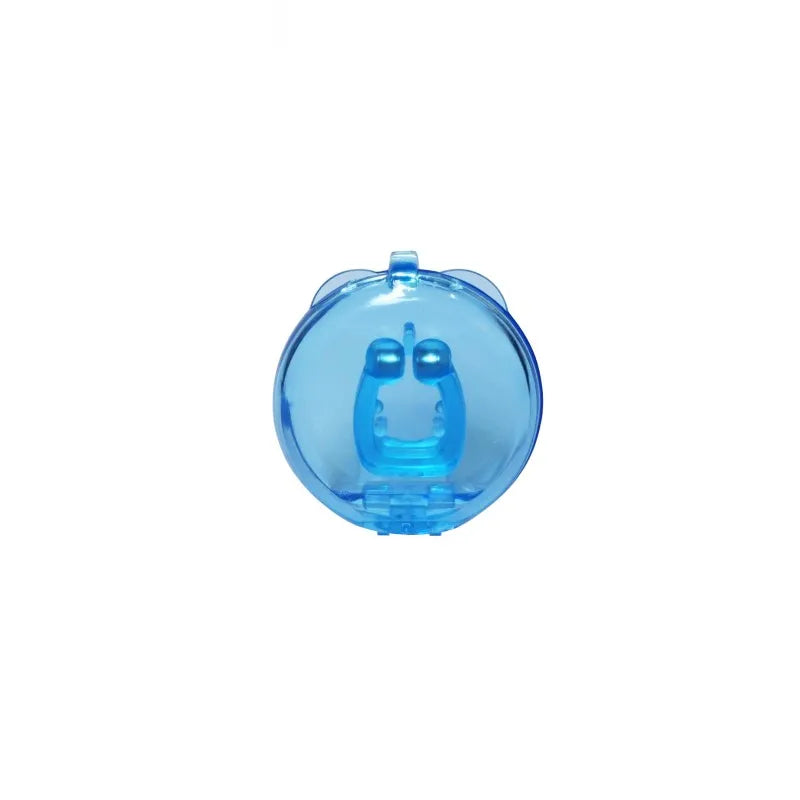 Silicone Magnetic Anti-Snore Nose Clip - Top-Rated Sleep Aid for Apnea Relief with Case