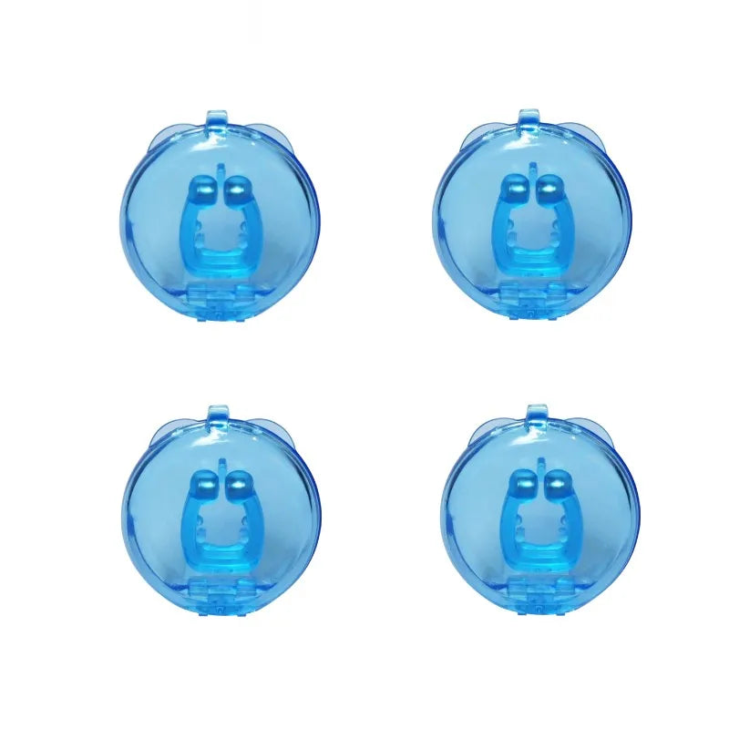 Silicone Magnetic Anti-Snore Nose Clip - Top-Rated Sleep Aid for Apnea Relief with Case