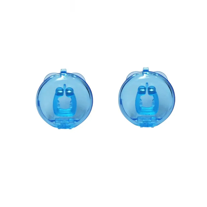 Silicone Magnetic Anti-Snore Nose Clip - Top-Rated Sleep Aid for Apnea Relief with Case