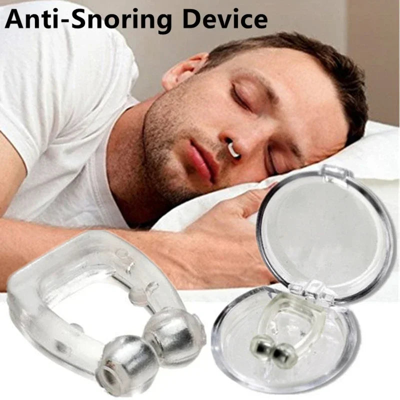 Magnetic Snore Stopper Nose Clip - Easy Breathing Aid for Better Sleep, 1/2/4PCS
