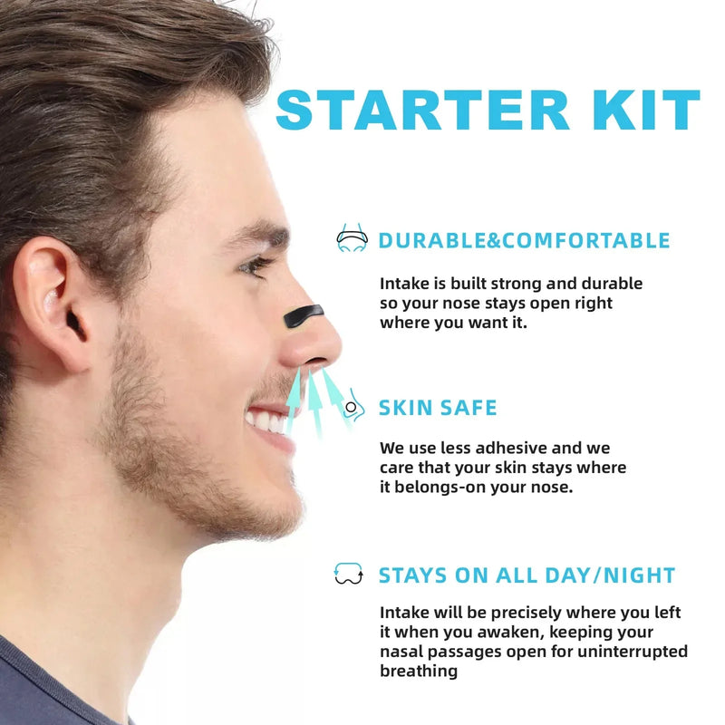 Anti-Snoring Magnetic Nose Clip Kit - Boost Airflow for Better Sleep & Performance