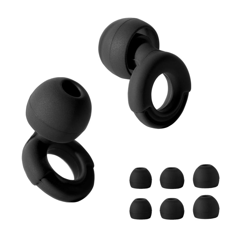 HUAK Silicone Earplugs - Noise-Canceling Earplugs for Swimming, Sleep & Soundproofing