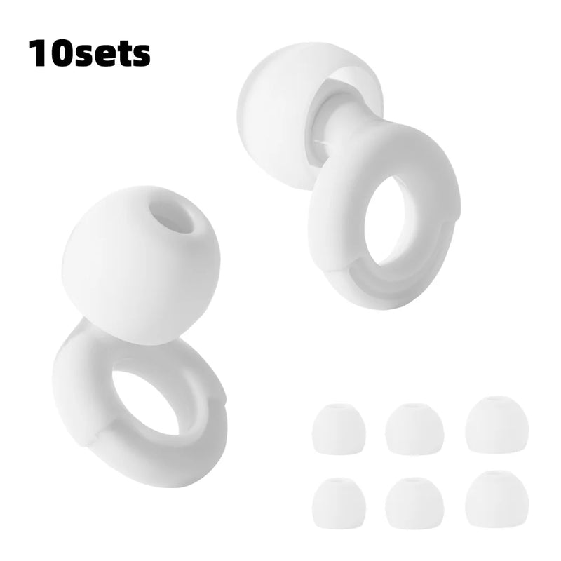 HUAK Silicone Earplugs - Noise-Canceling Earplugs for Swimming, Sleep & Soundproofing