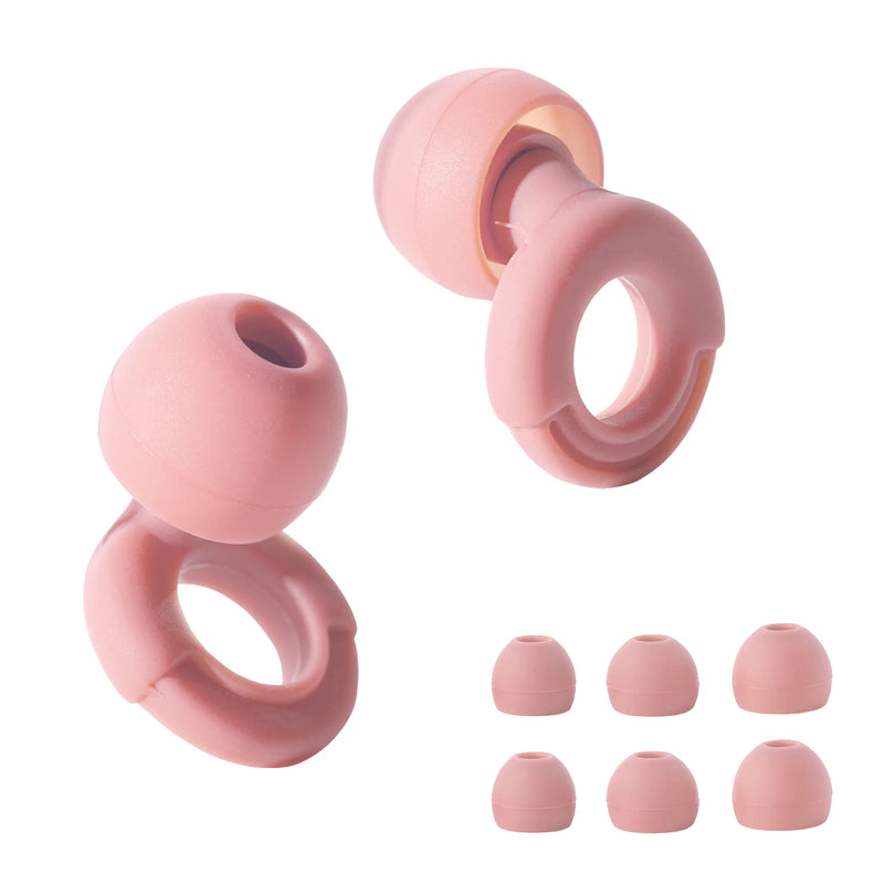 HUAK Silicone Earplugs - Noise-Canceling Earplugs for Swimming, Sleep & Soundproofing