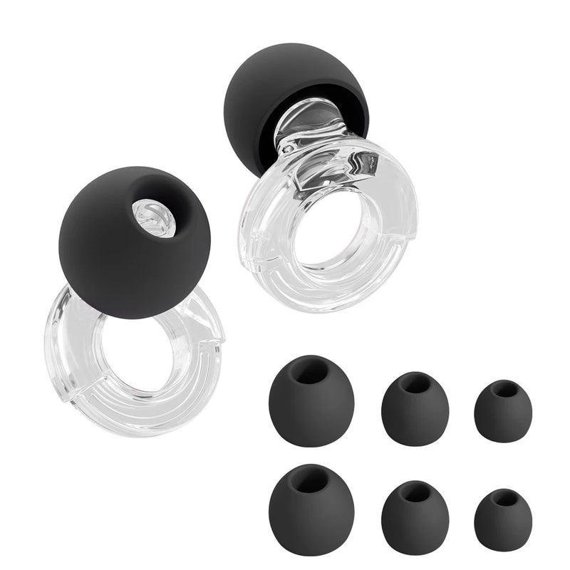 HUAK Silicone Earplugs - Noise-Canceling Earplugs for Swimming, Sleep & Soundproofing