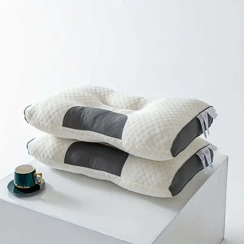 Cervical Support Pillow - Premium Non-Collapsing Massage Pillow for Restful Sleep