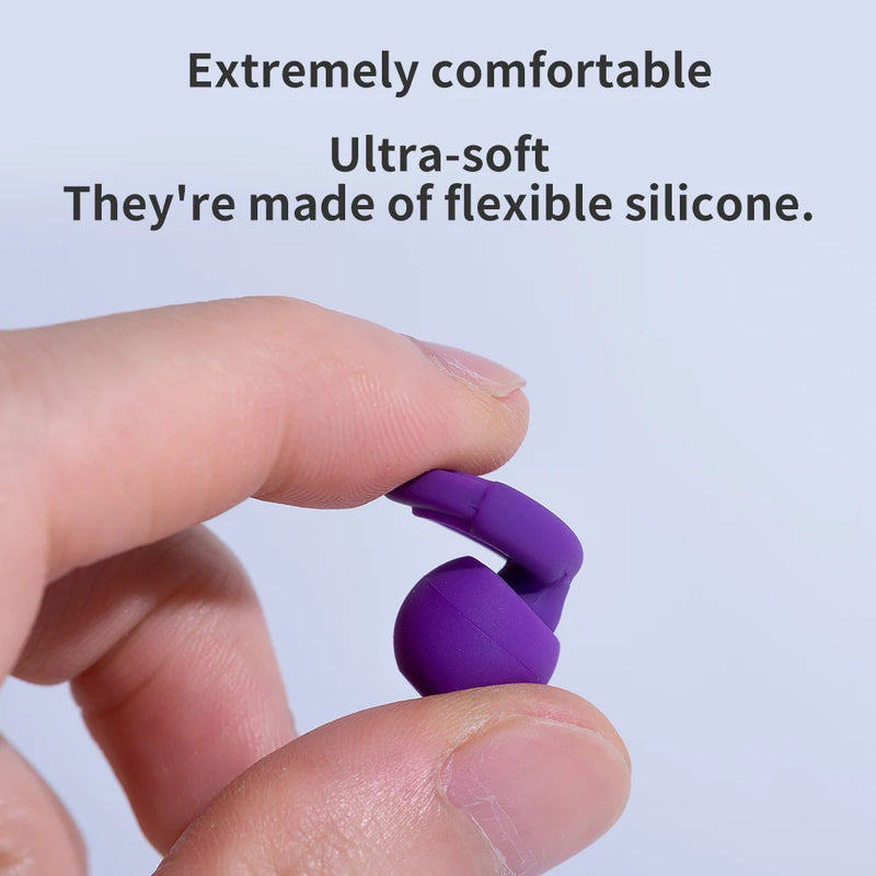 HUAK Silicone Earplugs - Noise-Canceling Earplugs for Swimming, Sleep & Soundproofing
