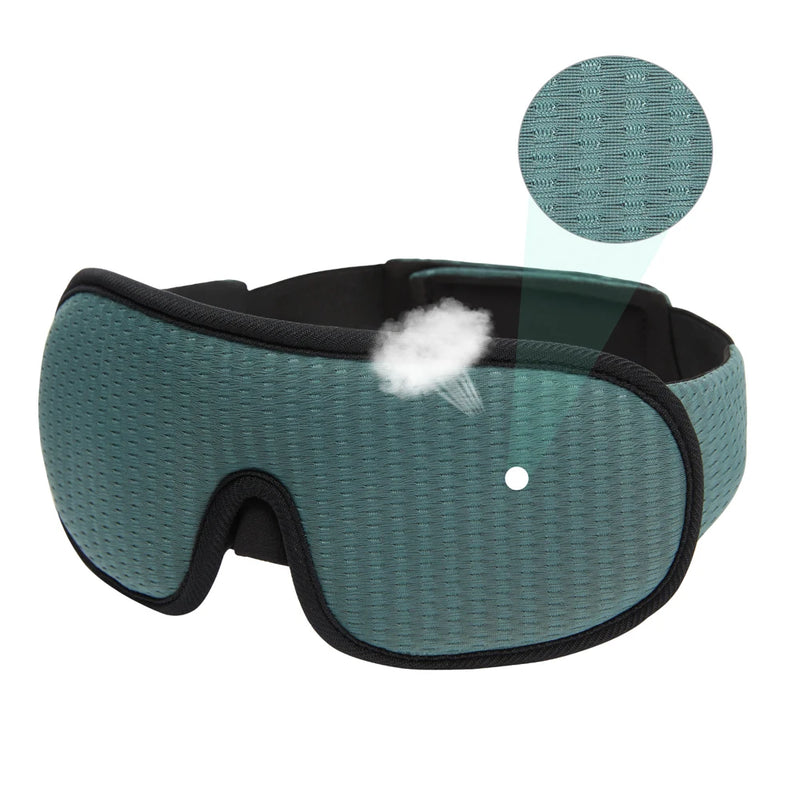 3D Light-Blocking Sleep Mask - Soft, Breathable Eye Mask for Travel & Relaxation