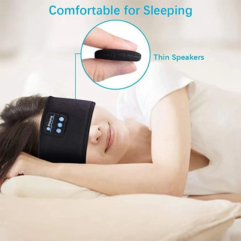 Fone Wireless Sports Headband Earphones - Top-Rated Music & Sleep Mask