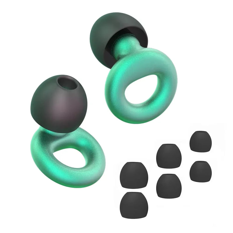 HUAK Silicone Earplugs - Noise-Canceling Earplugs for Swimming, Sleep & Soundproofing