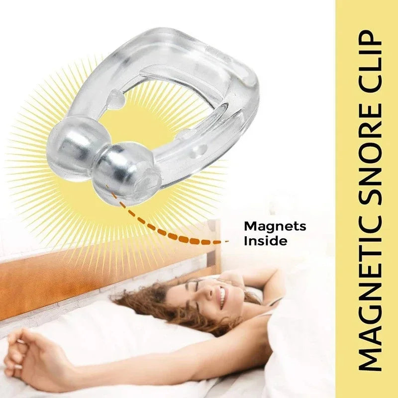 Magnetic Snore Stopper Nose Clip - Easy Breathing Aid for Better Sleep, 1/2/4PCS