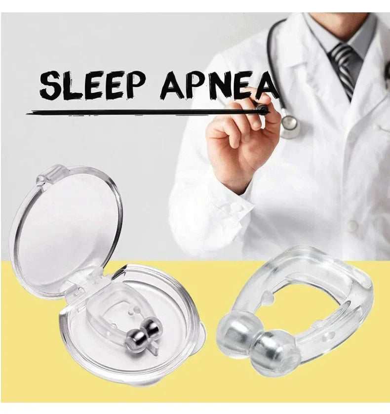 Magnetic Snore Stopper Nose Clip - Easy Breathing Aid for Better Sleep, 1/2/4PCS
