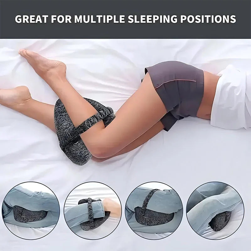 ErgoLeg Pillow - Ergonomic Leg Support Cushion for Sciatica Relief, Soft & Washable