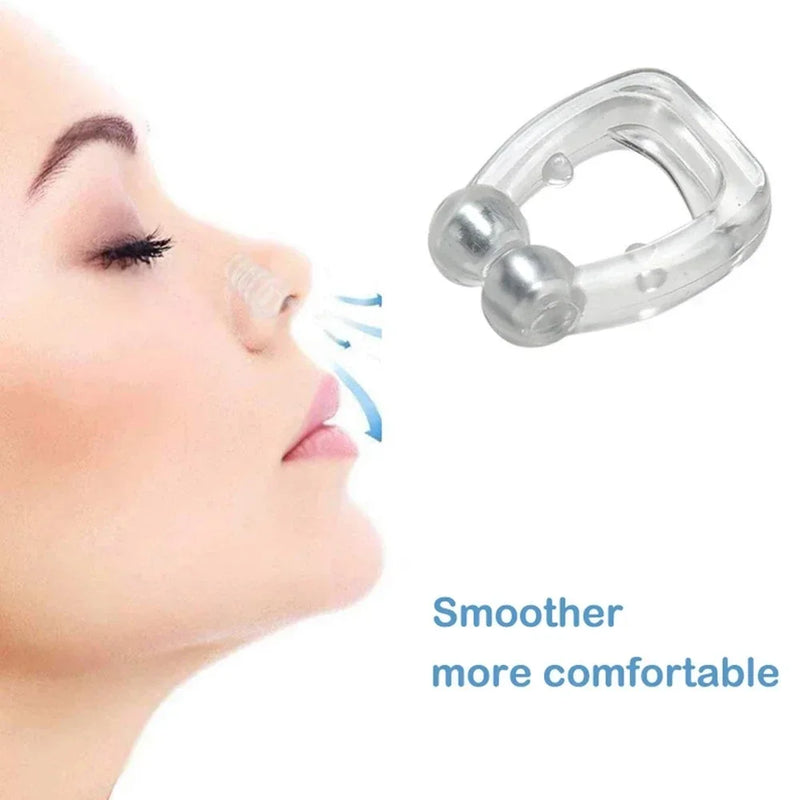 Magnetic Snore Stopper Nose Clip - Easy Breathing Aid for Better Sleep, 1/2/4PCS