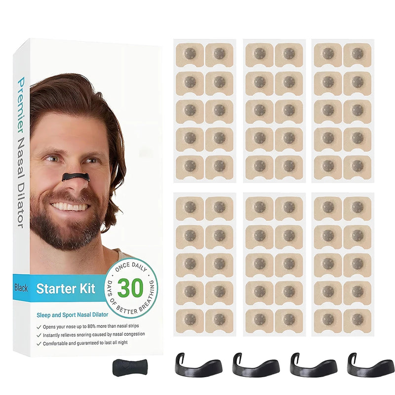 Anti-Snoring Magnetic Nose Clip Kit - Boost Airflow for Better Sleep & Performance