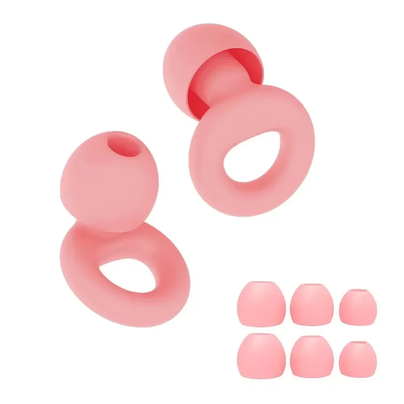 HUAK Silicone Earplugs - Noise-Canceling Earplugs for Swimming, Sleep & Soundproofing