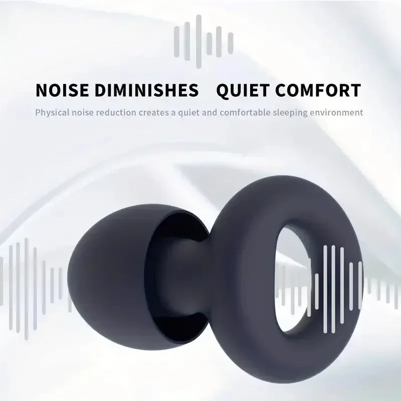 HUAK Silicone Earplugs - Noise-Canceling Earplugs for Swimming, Sleep & Soundproofing