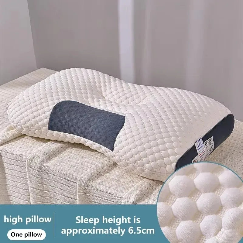 Cervical Support Pillow - Premium Non-Collapsing Massage Pillow for Restful Sleep