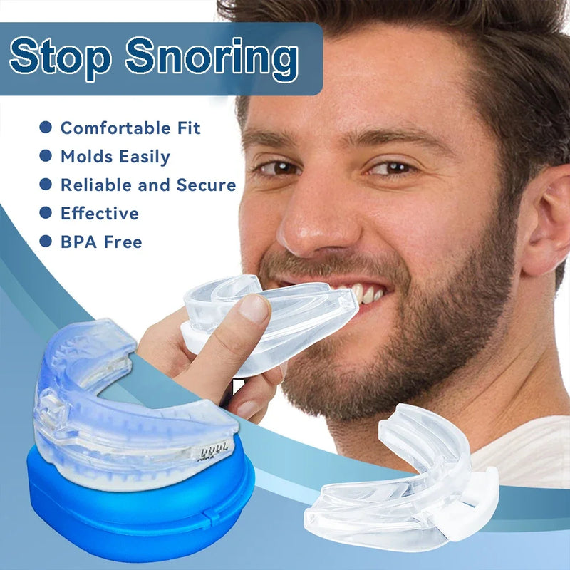 SnoreGuard Silicone Mouthpiece - Top-Rated Sleep Aid for Bruxism & Apnea