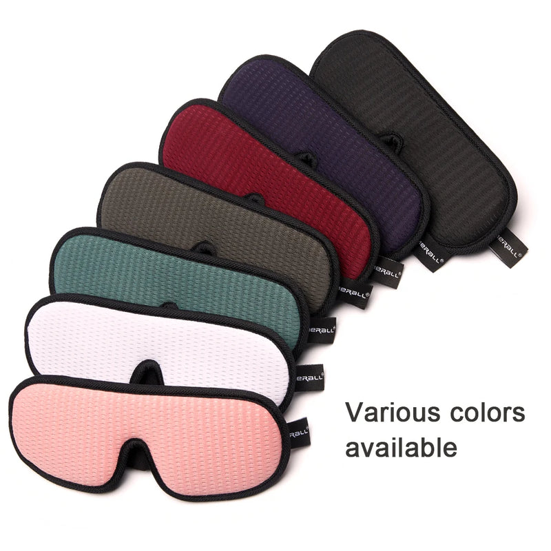 3D Light-Blocking Sleep Mask - Soft, Breathable Eye Mask for Travel & Relaxation