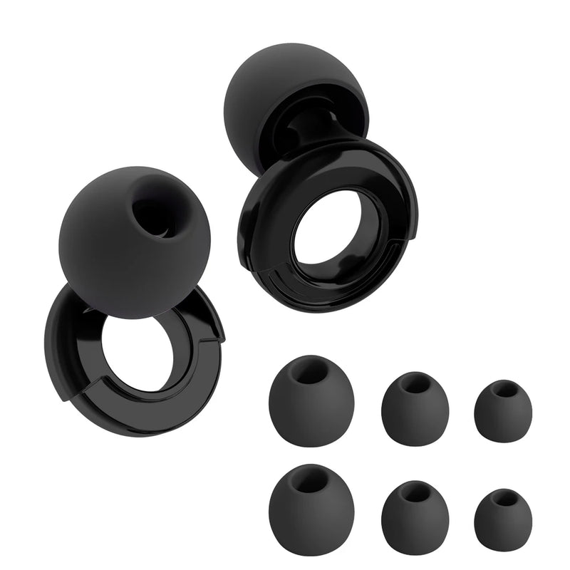 HUAK Silicone Earplugs - Noise-Canceling Earplugs for Swimming, Sleep & Soundproofing