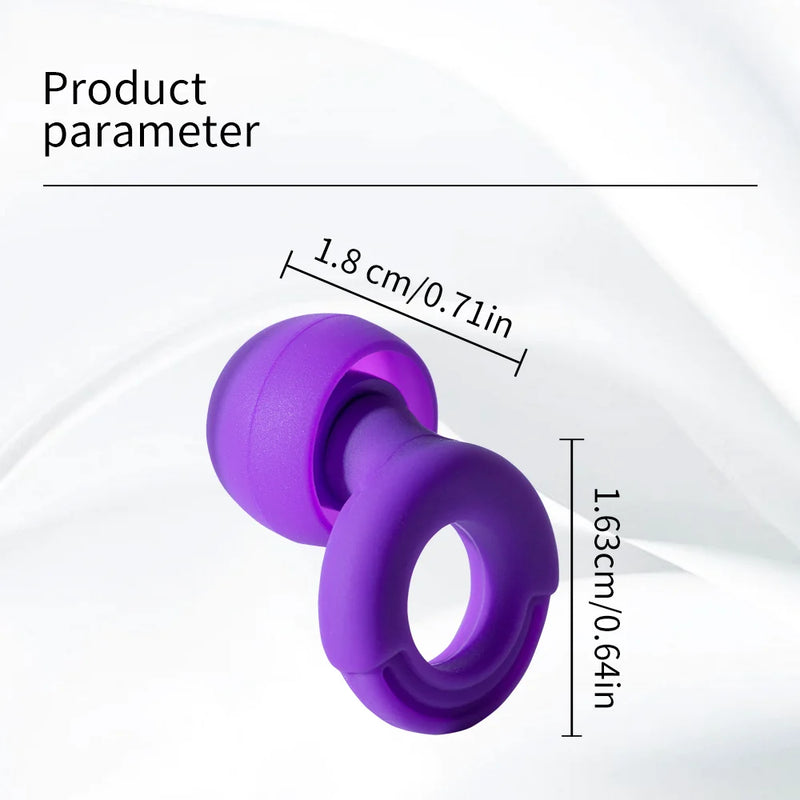 HUAK Silicone Earplugs - Noise-Canceling Earplugs for Swimming, Sleep & Soundproofing